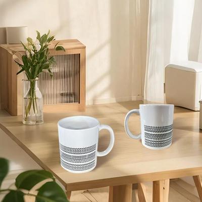 Magický hrnek na kávu s odhalením skryté zprávy Keramický termo měnící s designem Pro domácnost Citlivý E2A1