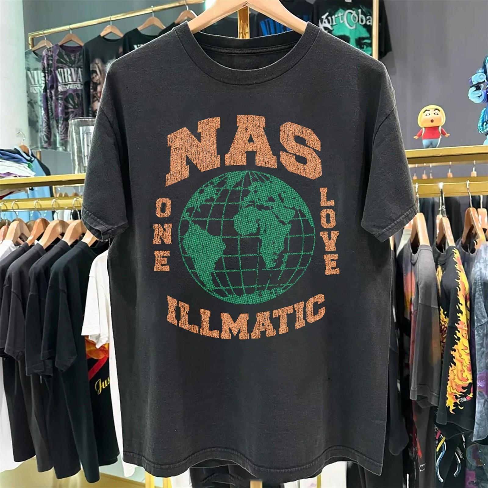 Nas Illmatic Rare T-Shirt Black S L