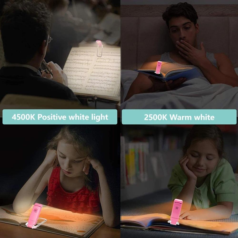 Eye Protection Reading Light LED Clip Desk Light Mini Clip on Book Light  Bookmark Read Accessories
