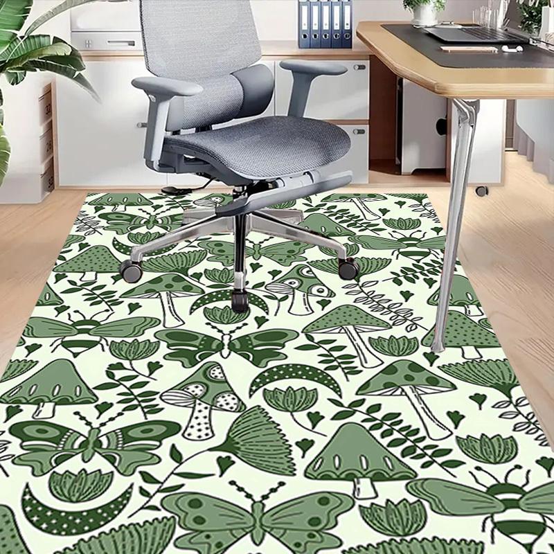 1PC mushroom butterfly Extra Large Non Slip Floor carpet, Office, family, bedroom, Studio   Large Area Rug Indoor Rugs, , Vibrant Colors