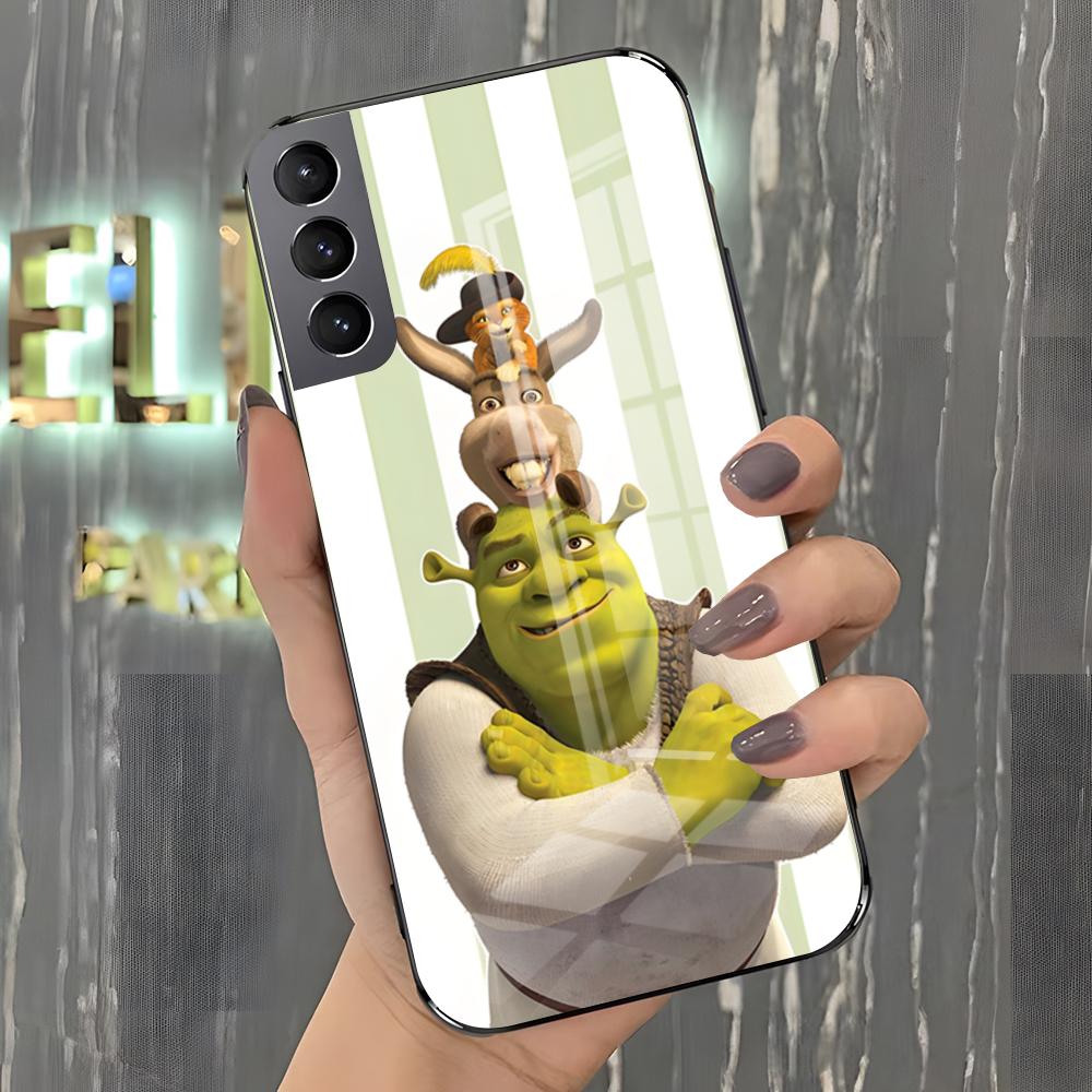 Movie Shrek Phone Case For Samsung A25 A13 A33 5G A54 A36 A35 A56 A52 A14 Shockproof Glass Cover
