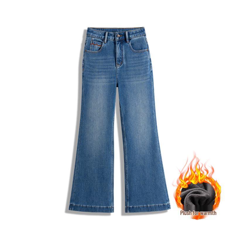 

Best-Selling Flare Stretch Jeans: Straight-Leg, Non-Stick with Versatile Drape S