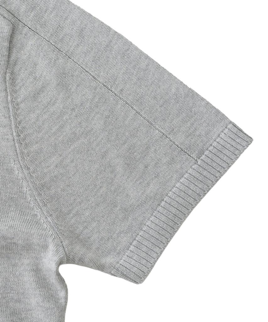 ANALOG MOOD Sepia Drop Short Sleeve Knit (Gray)