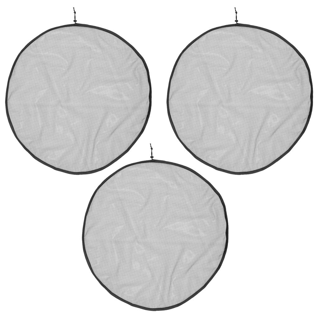 3 Pcs Rain Barrels Mesh Cover Outdoor Water Collection Buckets Cover Water Tank Protection Rain Collect Tool Drawstring Garden