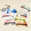 Girls Boys Cute Flower Cartoon Sunglasses Outdoor Sun Protection Children Lovely Vintage Sun Glasses Kids Trendy Sunshade Mirror