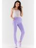 Casual Fabric Trousers, Purple and Beige XL