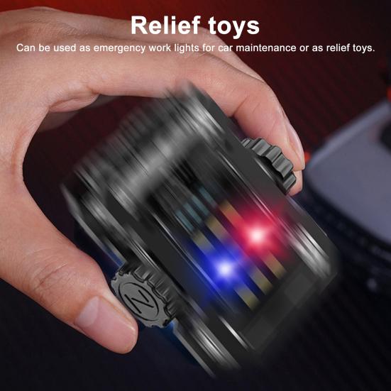 Dual LED Camping Light 600mAh USB Rechargeable 200LM Ultra Bright Flashlight Multi-function Portable Mini Outdoor Fishing Hiking Emergency Lamp