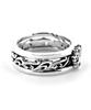 Lionheart Arabesque Slide Silver "HOWL" Ring/925