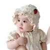 Sweet Strawberry Lace Baby Hat for Girls, Sun Protection Spring/Autumn