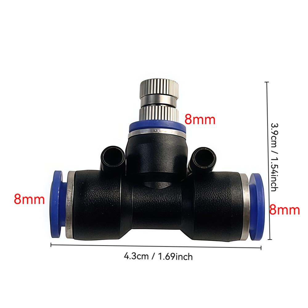 

Low-pressure Quick-connect Mist Nozzle for Humidification, Dust Removal, Greenhouse Disinfection, Cooling, and Automatic Watering