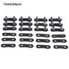 Professional Chainsaw Chain Repair Kits 12 Sets 3/8 LP 050 Inch Links Tie Straps for Efficient Chainsaw Maintenance