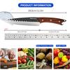 Handmade Forged Kitchen Boning Knife Stainless Steel Knife for Meat Fruit Butcher Slicing Knife Wooden Handle Meat Cleaver