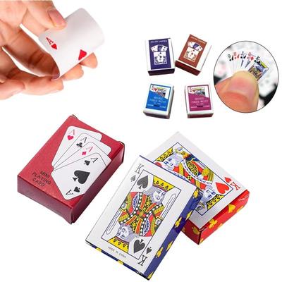 Mini Poker Travel Party Spoof Gift Toys Fun Cute Prank Props Card Cartoon Creative Collection Children Adult Easy Kawaii Puzzle