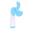 2 Stück verstellbarer Winkel Mini batteriebetriebene Handventilatoren Blau