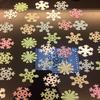 Luminous Snowflake Pvc Sticker Glow In Dark Fluorescent Wall Art Xmas Festival Birthday Party Home Decoration Window Decal