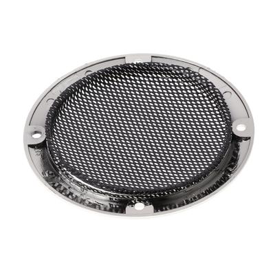 2 Stuks 3" inch Zwart o Luidspreker Afdekking Decoratieve Cirkel Metalen Gaas