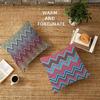 Geometric Zig Zag Wave Cushion Cover Polyester Sofa Cushions Decorative Throw Pillows Home Decoration Pillowcover