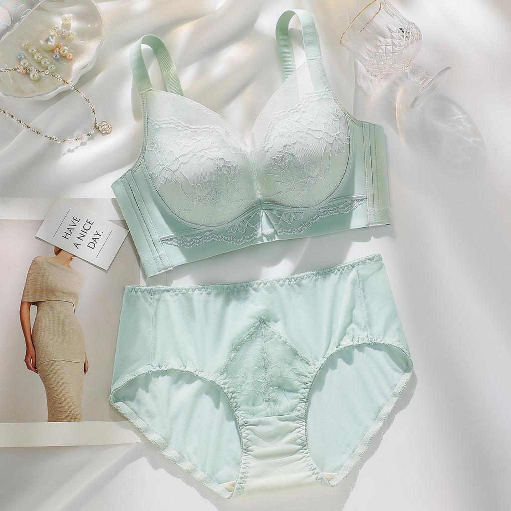 2025 Seamless Red Push-Up Bra & Panty Set: Wirefree, Adjustable, Enhances Small Chest, Comfortable for Women