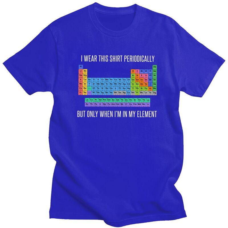 Funny Chemistry Periodic Table Science Teacher Gift T Shirts ShortSleeve Tshirt Streetwear Tee Tops Loose Oversized Clothes