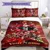 Manchester Customize Your Name Bedding Set Breathable Duvet Cover with Pillowcases Home Decoration Birthday Gift