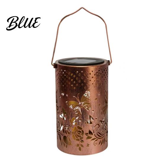 Sunflower Solar Lights Decorative Garden Powered Outdoor Lanterns Waterproof Metal Floral Flower Pattern Warm Glow Ambient Light for Patio Walkway