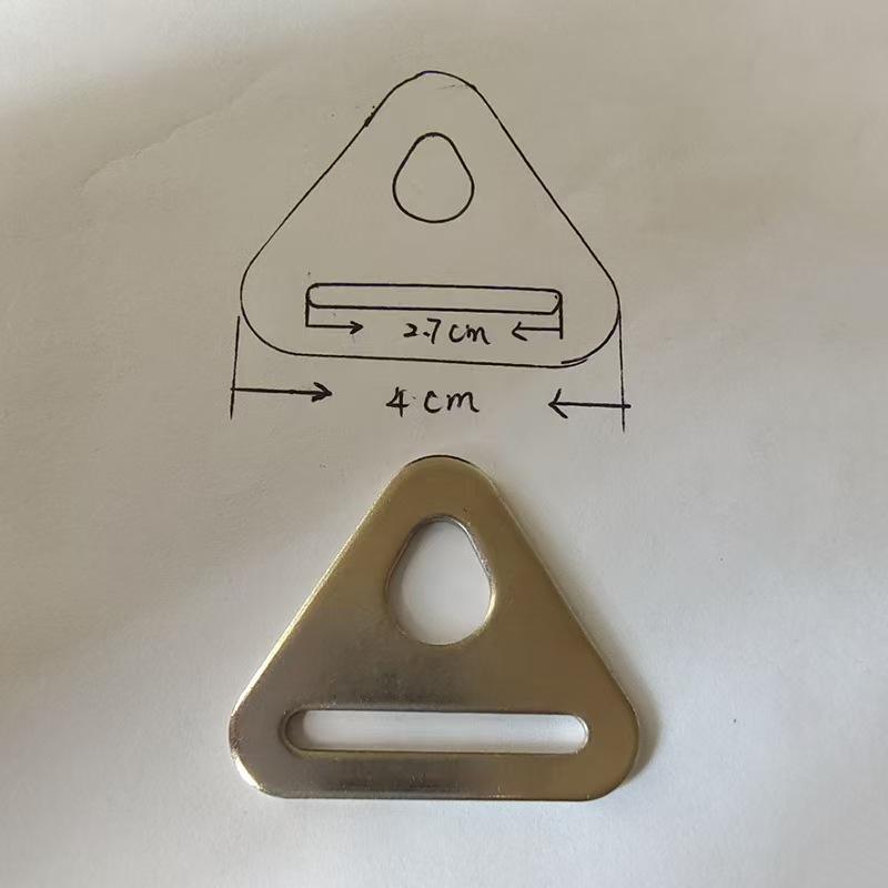 Stainless Steel Triangle Tent Wind Rope Adjuster Guyline Tensioner Outdoor Camping Canopy Accessories