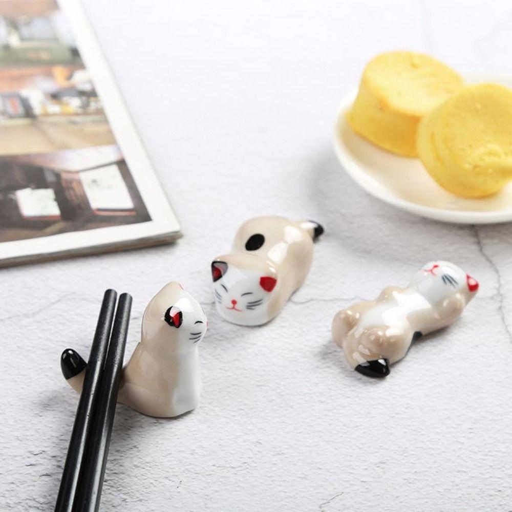 Chopstick Holder Ceramic Pen Rest Desktop Ornaments Writing Painting Brush Holder  Calligrapher