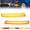 2Pcs Front Bumper Turn Signal Light DRL Light Parking Light With Dynamic LED For 2006 2007 2008 2009 2010 Volkswagen Passat