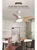 Nordic Style Ceiling Fan Light: Silent, Integrated Pendant for Living & Dining Room Ambiance