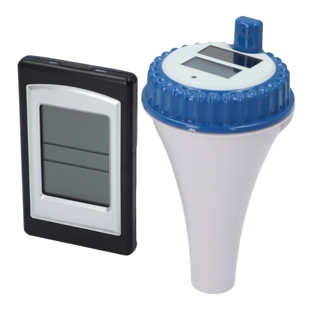 Termometro per Piscina IPX8 Impermeabile Solare Senza Fili Galleggiante Misuratore Temperatura Acqua Piscina per