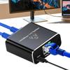 1 To 2/1 To 3/ 1 To 4 Network RJ45 Splitter with USB Power Cable 1000Mbps Internet Splitter for Cat5 Cat5e Cat6 Cat7 Cat8 Cable