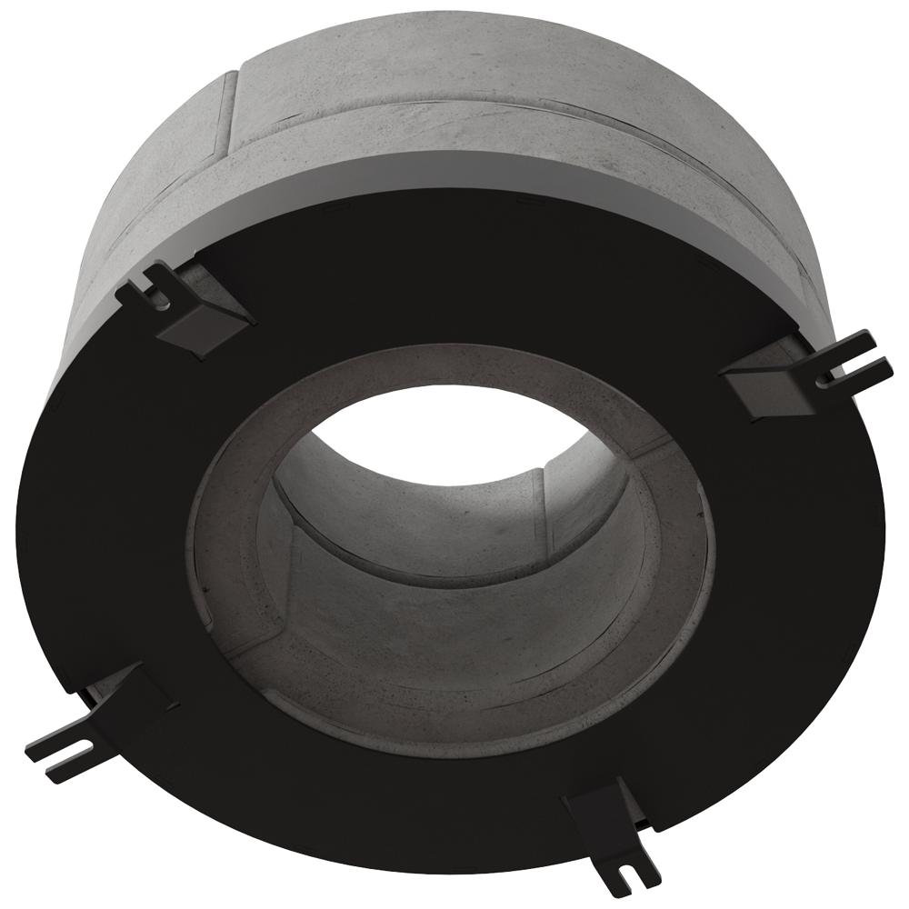 Set of concrete accumulation discs 4 pcs. 2 layers for stoves REN/M