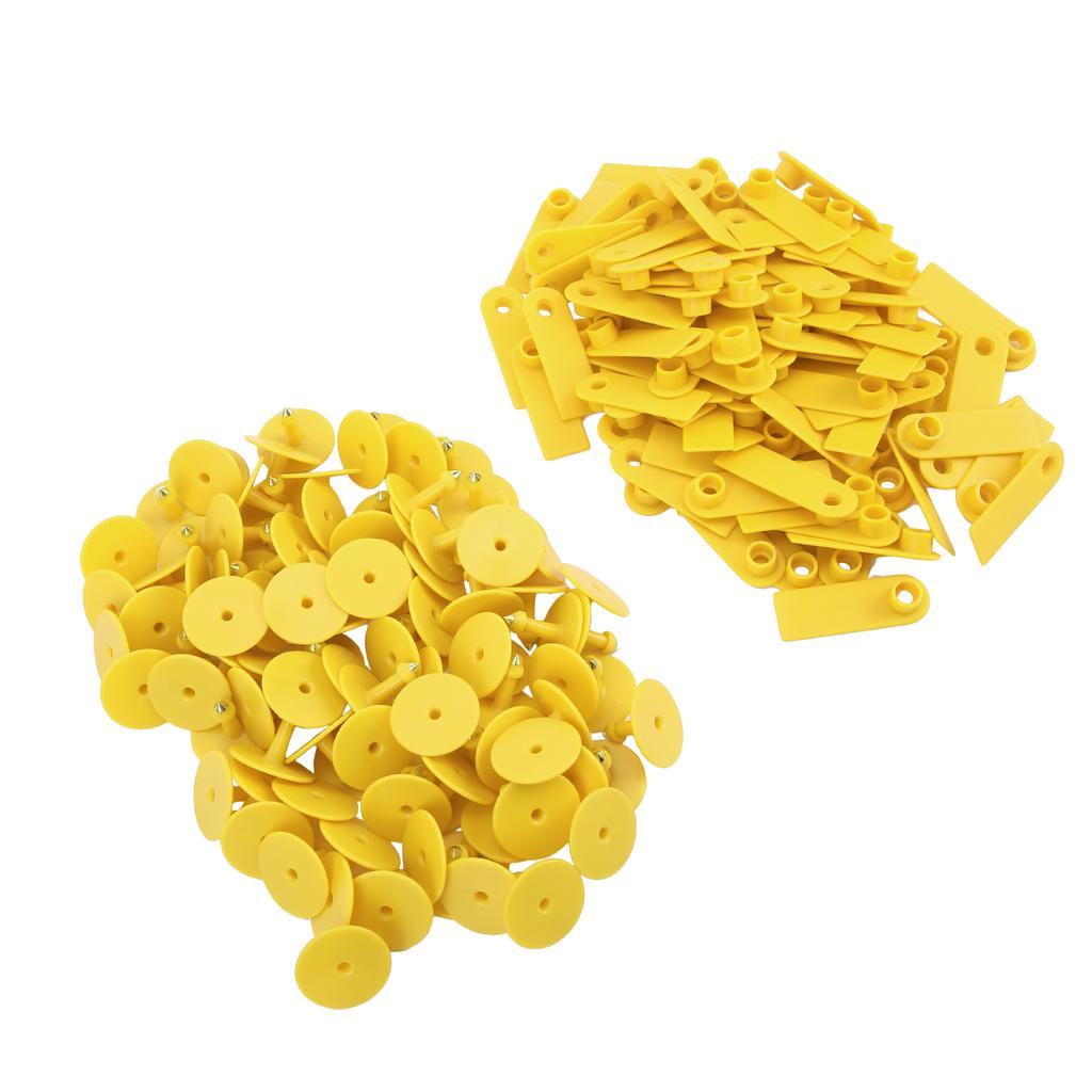 100pcs Animal Blank Ear Tags Goat Sheep Pig Livestock TPU Ear Tags for Farm Animals