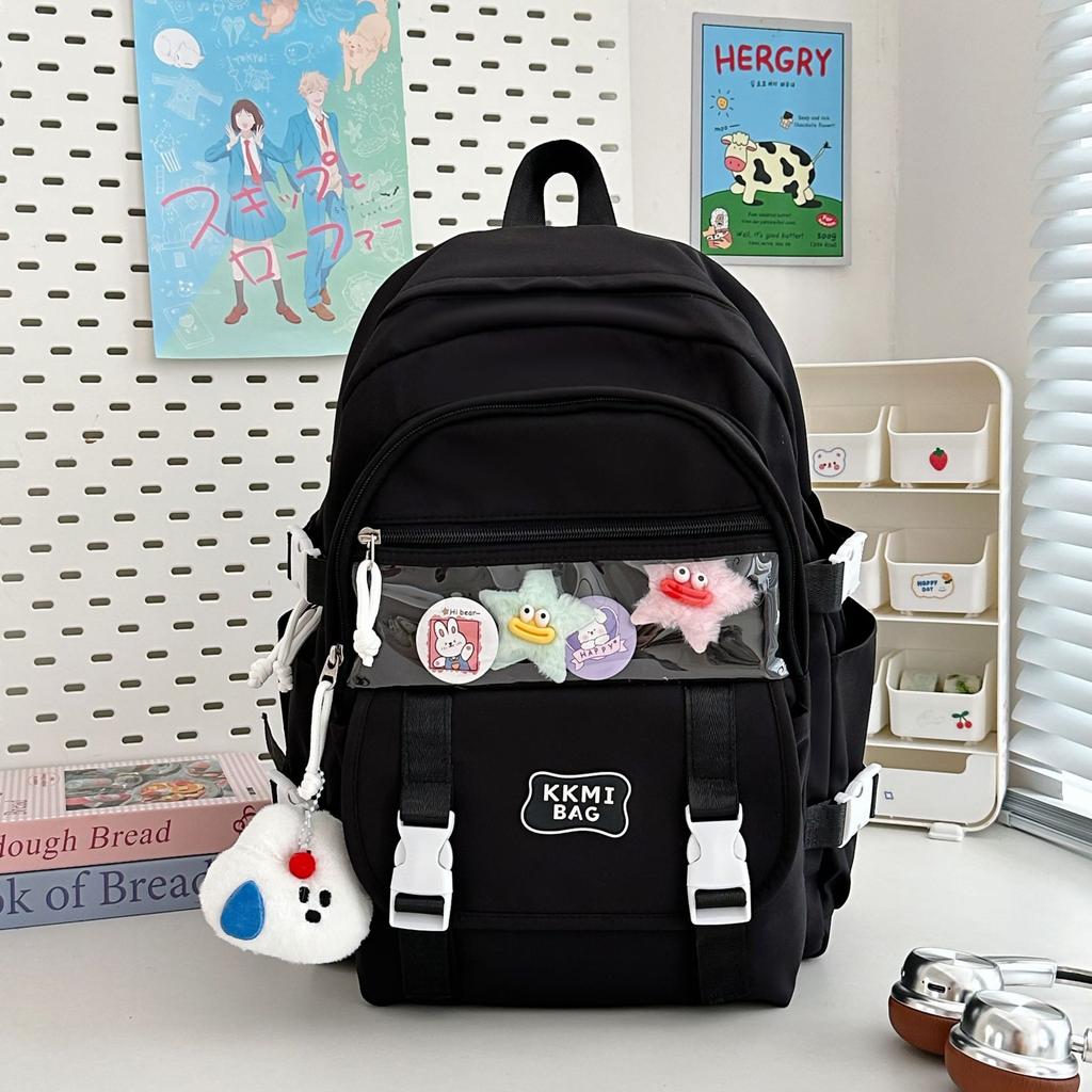 Korean Girl hearted Junior High School Students with Large Capacity and Multi-functional Ins Style Japanese High quality Backpack