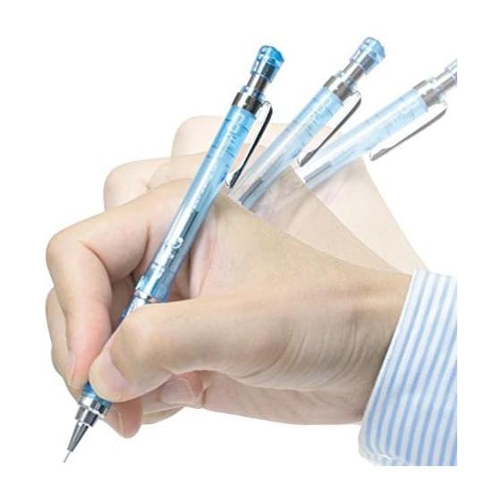 Zebra Sharp Pencil Tect 2-way 0.5 Black 10pcs B-MA41-BK, Shake-to-Advance Lead, Shake-Switchable Mechanism, Low Center of Gravity for Stable Writing,