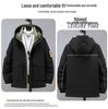 350 Jin Men's Extra Large Slimming Down Jacket - Plus Size Thickened Mid-Length Cotton Coat for Larger Sizes