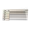 6pcs Ball End Head Hex Screwdriver Bit Metric 100mm Long Magnetic Driver H2.5-H8