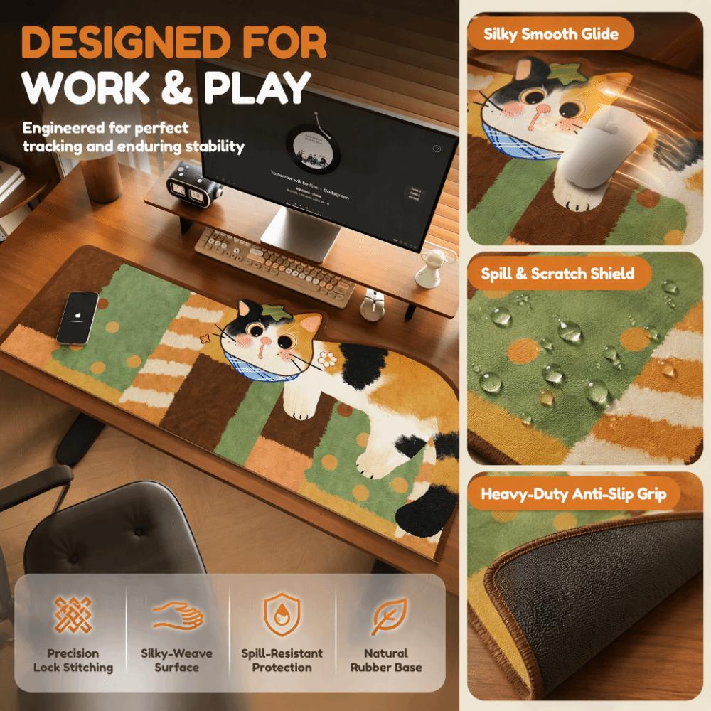 Large Size Keyboard Mice Mat Non-slip Laptop Table Mat New Rubber Mouse Pad Office