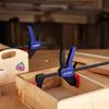 WORKPRO Set of Rakuquick Bar Maximum Clamping Quick Release Strong DIY Tools F-Clamps, 2, 150mm, Clamps, F-Type, Force Approx. 23kg, 2-in-1 Set,