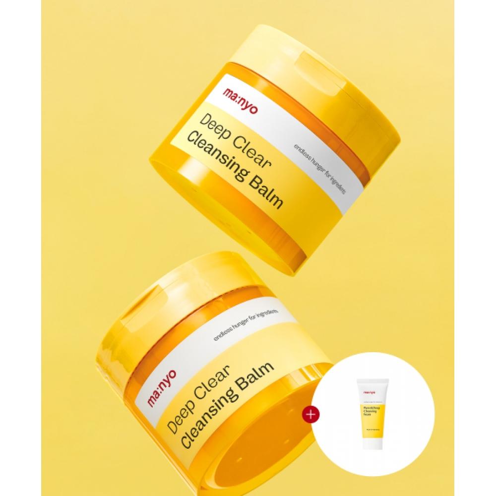 

Manyofactory Deep Clear Cleansing Balm 132mlx2 + 20ml Cleansing Foam Included NONE