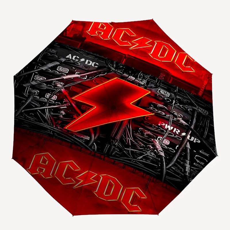 

1pc AC DC Automatic Open, Windproof, Compact Travel Umbrella, Gift for Birthday, Christmas, Business 93099