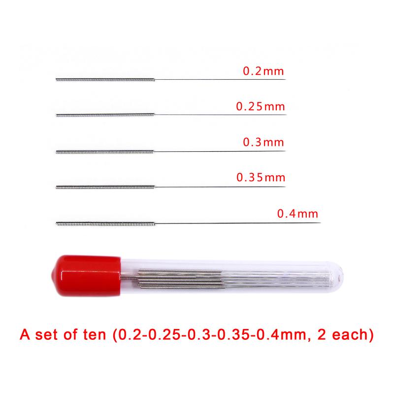

10Pcs Cleaning Nozzle Tool Kit - Windshield Wiper, 3D Printer Head, Gas Stove Vent, Showerhead Needle Tube Brush 1