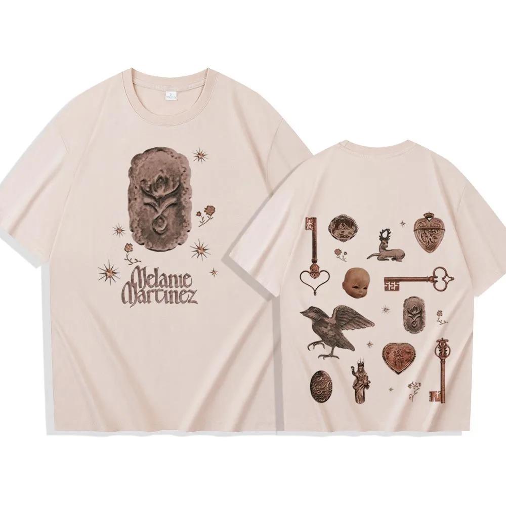 Moda Estiva 2026 T-shirt Trendy Top Vintage Melanie Martinez Hades T-shirt Uomo Donna Harajuku Manica Corta Girocollo Camicia Casual