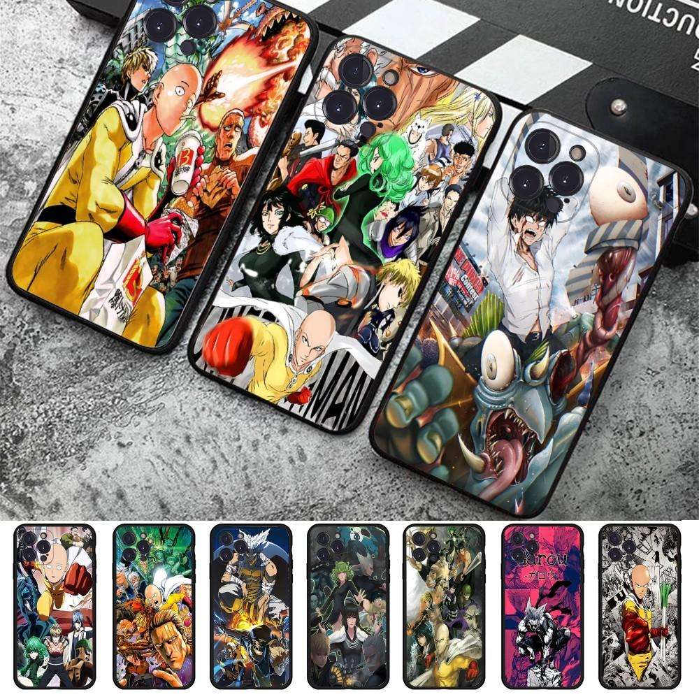 One Punch Man Phone Case For IPhone 16 15 14 11 12 13 Mini Pro XS Max Cover 6 7 8 Plus X Funda Shell