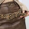 PU Geschnallter Gürtel Vintage Wildleder Taillenband Gothic Leopardenmuster Gürtel Spicy Girl