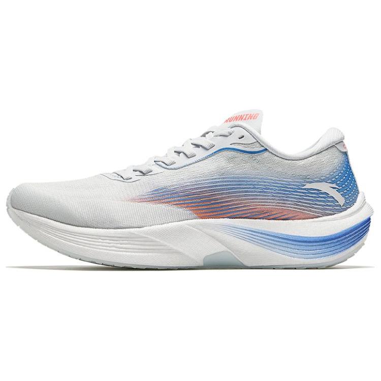 

Anta Fabric Cushioning Slip Resistant Abrasion Resistant Rebound Low top Marathon Sprint Running Shoes Men s 112455564-3 44