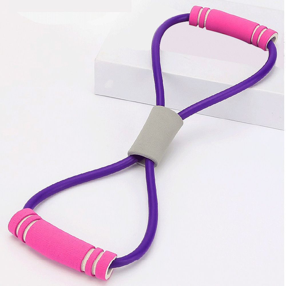 Sport Training Pull Rope Elastic Band Yoga 8 Word Puller Chest Fitness Equipment Gum Rubber Band