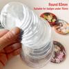 Protection de Badge Transparente en PVC 75mm et Pochette pour Carte Pendentif en Acrylique