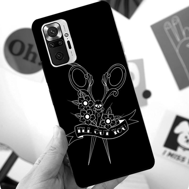 Coque Étui Coiffeur pour Xiaomi Redmi Note 12 Pro 11 8 9 10 Pro 9S 10S 11S 12S Redmi 12C 10C 9C 10A