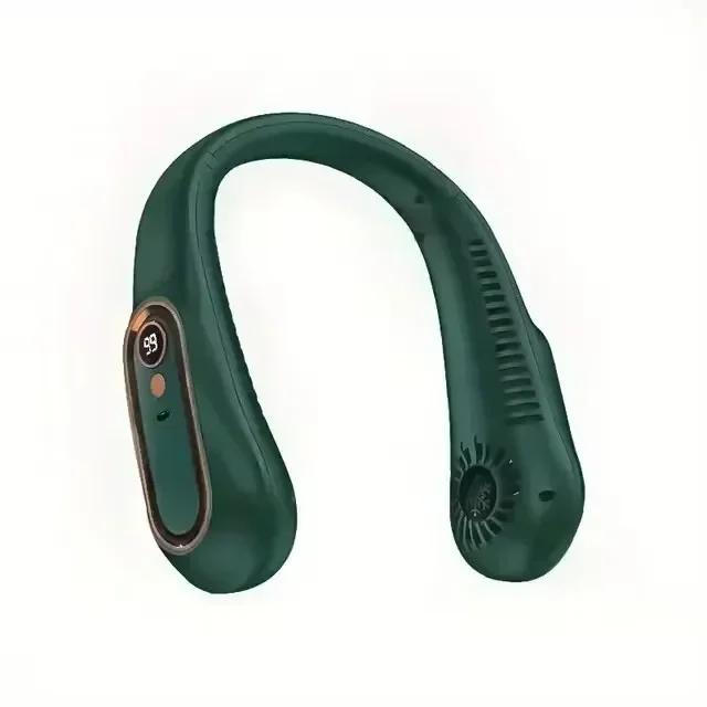 

Портативный USB-вентилятор на шею - Носимый, Перезаряжаемый, Гибкое охлаждение 360°, Бег, Сильный поток воздуха - Подходит для использования на открытом воздухе зелёный